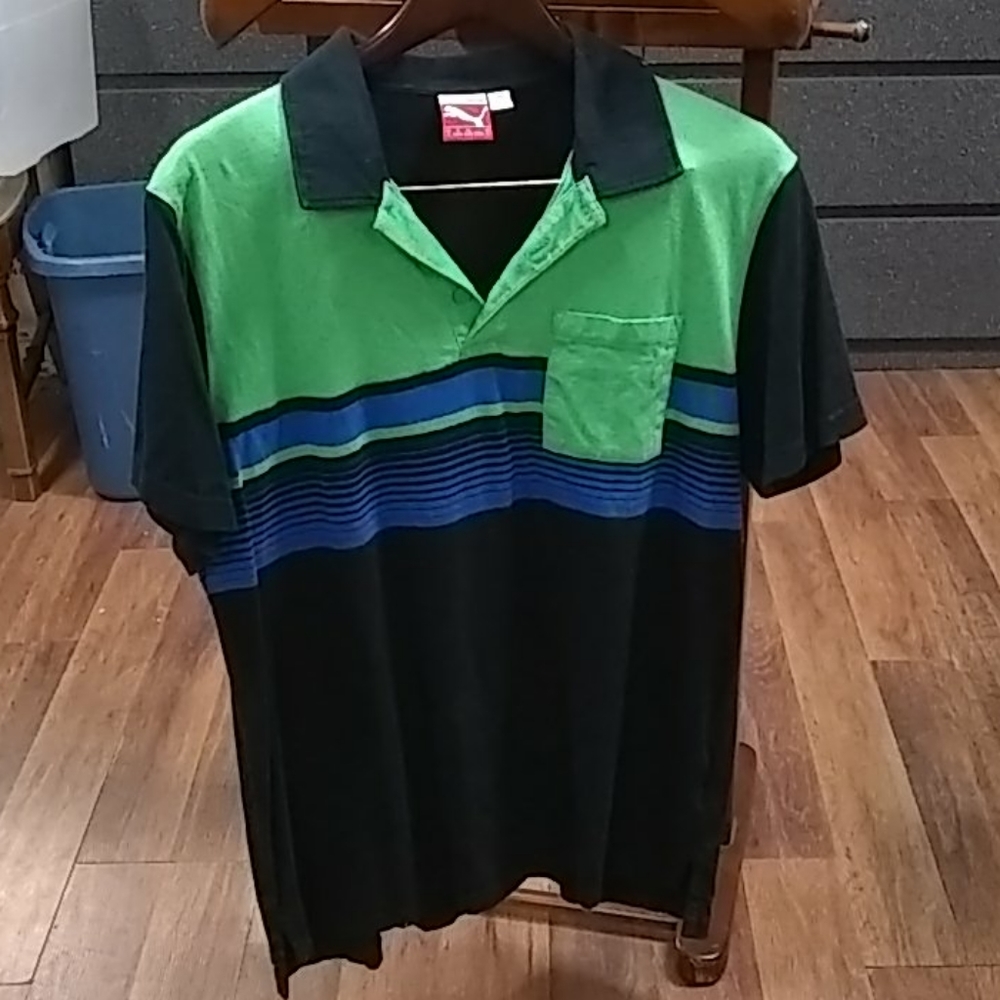 Men's Puma Polo shirt striped